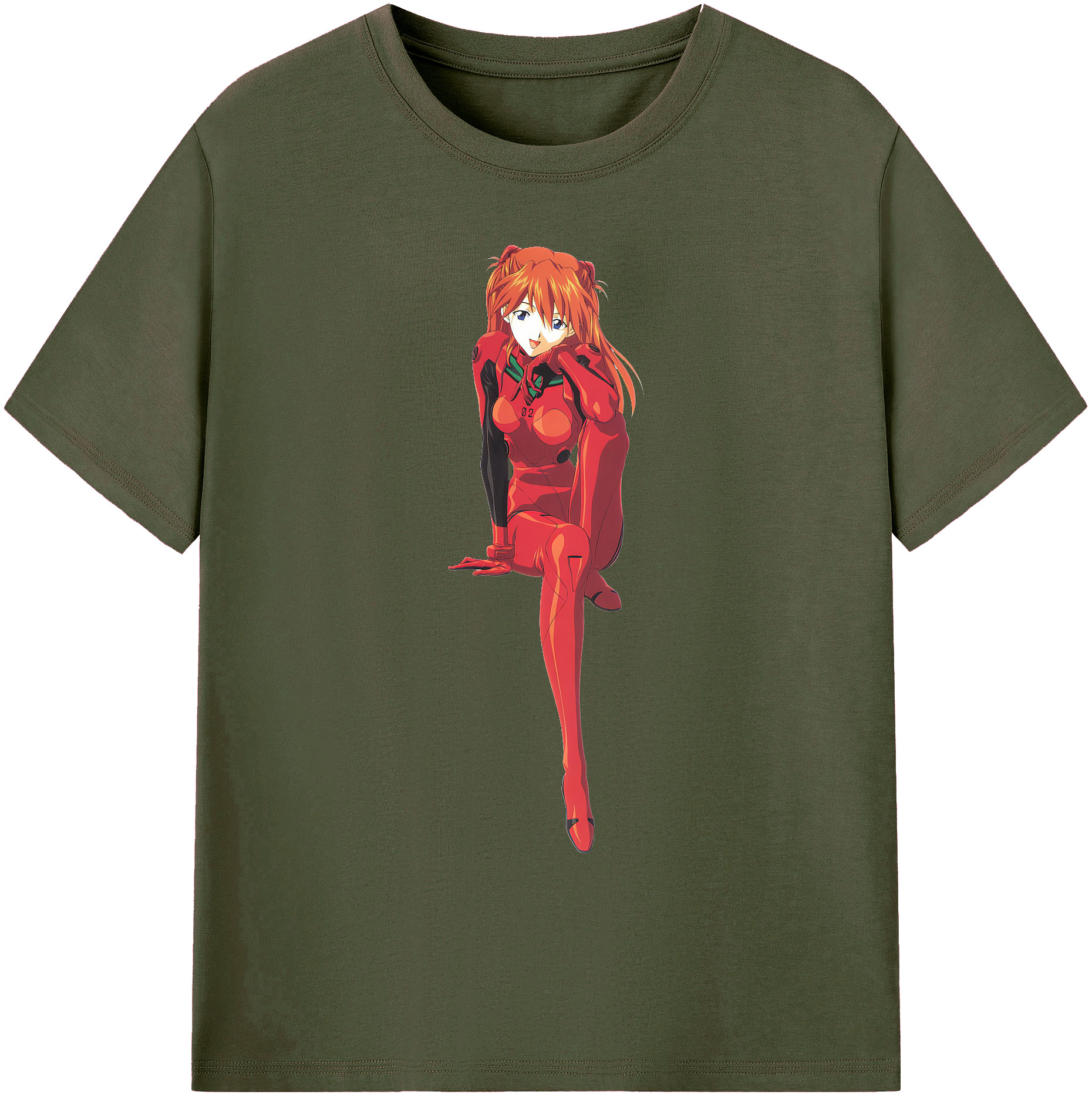（画像用） EVA 新世紀エヴァンゲリオン 綿100％ メンズ半袖Tシャツ｜肌触りやわらか＆通気性